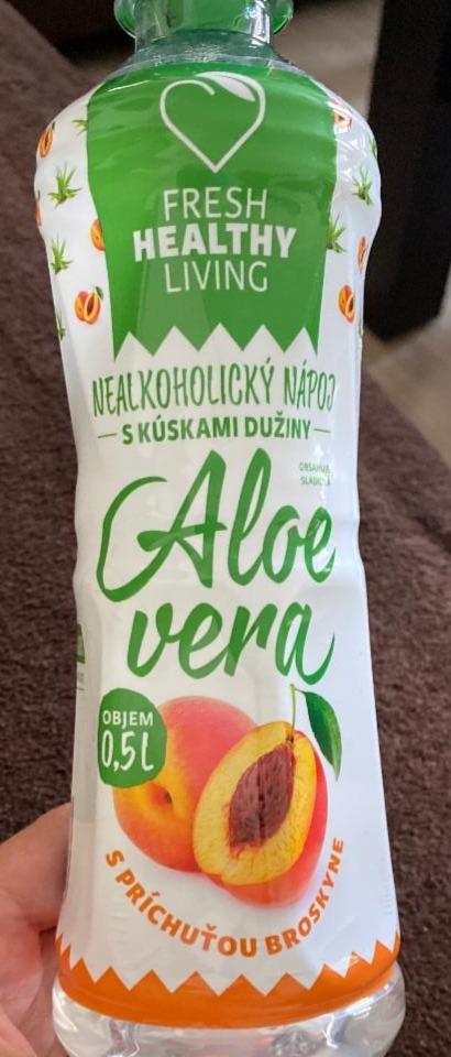 Fotografie - Fresh Healthy Living Aloe Vera s príchuťou broskyne