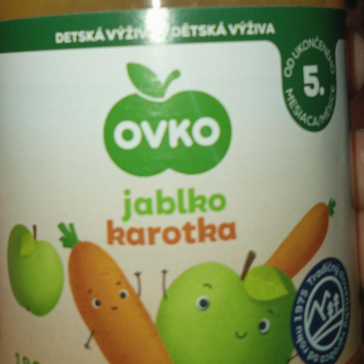 Fotografie - Ovko jablko karotka