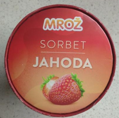 Fotografie - Sorbet Jahoda Mrož