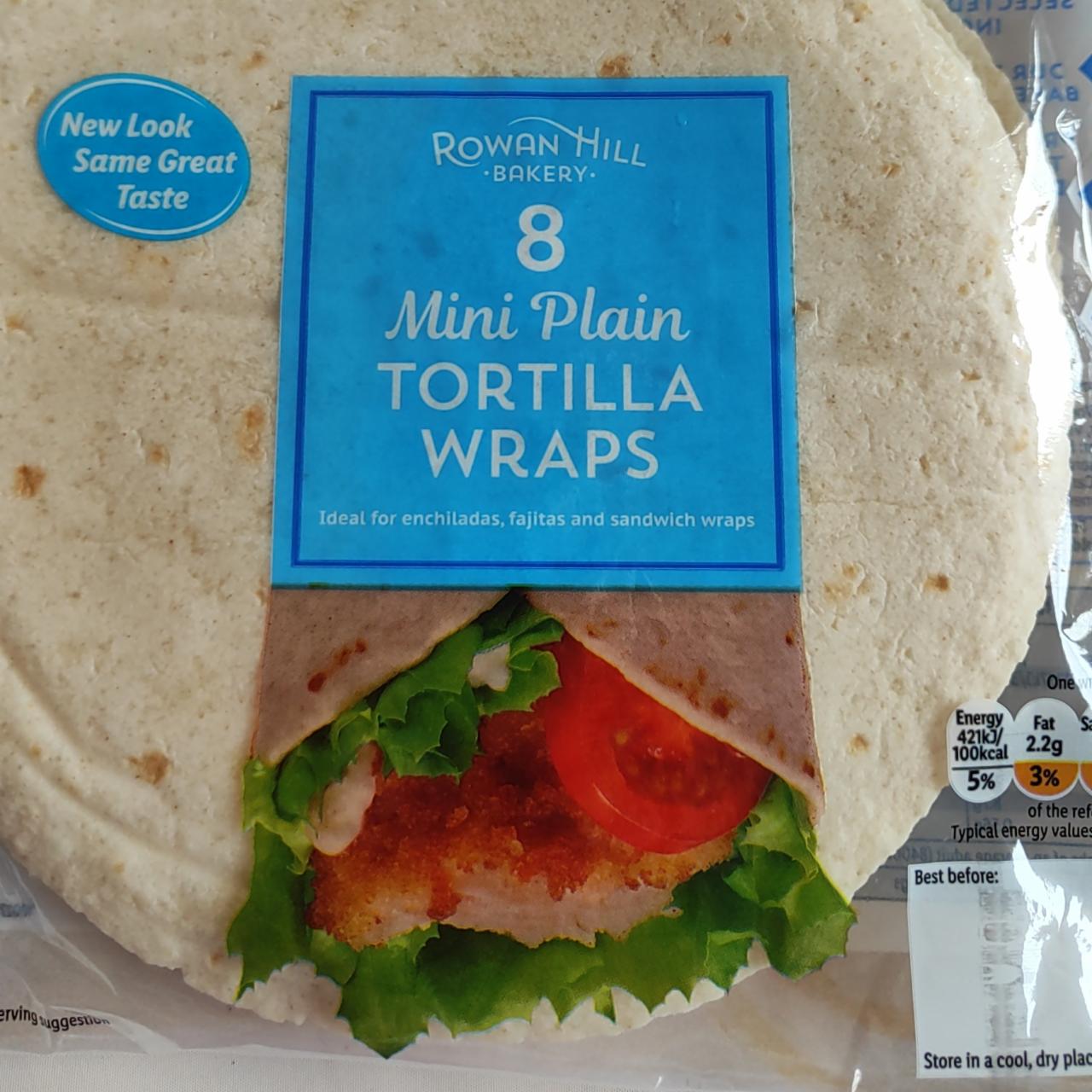 Fotografie - Mini plain Tortilla wraps Rowan Hill
