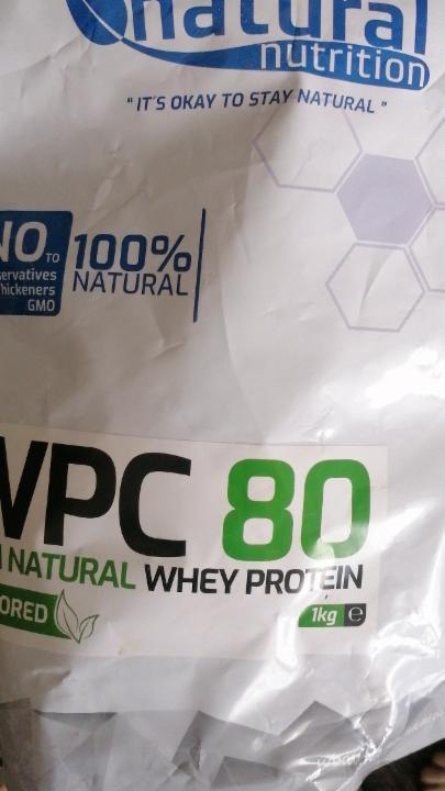 Fotografie - WPC 80 Whey Protein Concentrate-Natural Nutrion