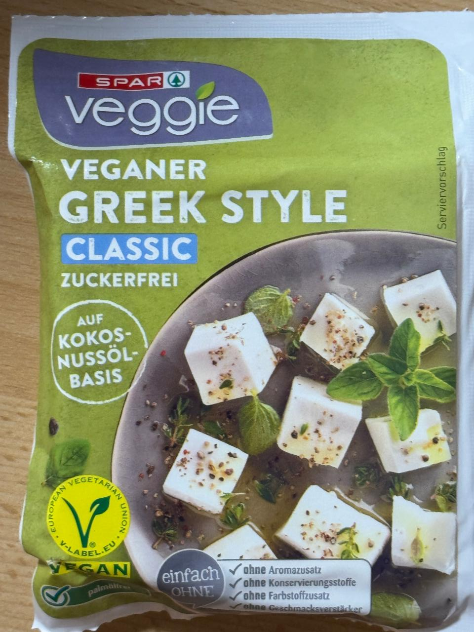 Fotografie - Veganer Greek Style Classic Spar veggie
