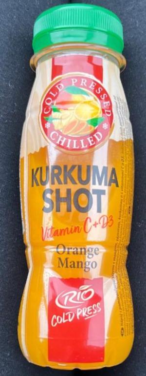Fotografie - Kurkuma shot Orange Mango Rio Cold Press