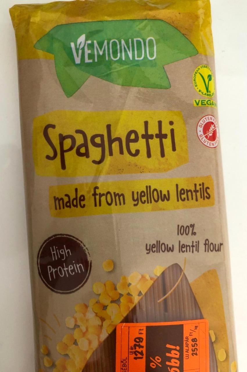 Fotografie - Spaghetti made from yellow lentils Vemondo