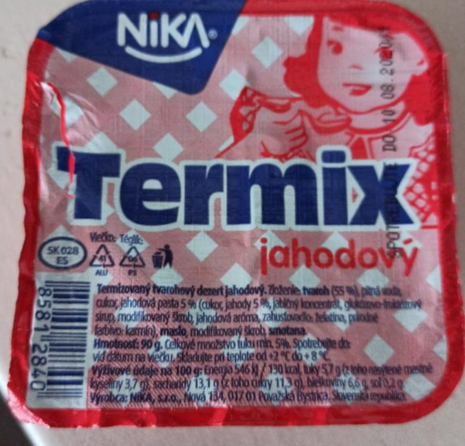 Fotografie - Termix jahodový Nika 90g