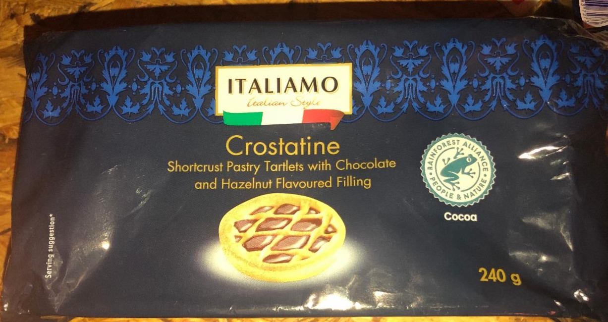 Fotografie - Crostatine Tartlets with Chocolate and Hazelnut flavoured filling Italiamo