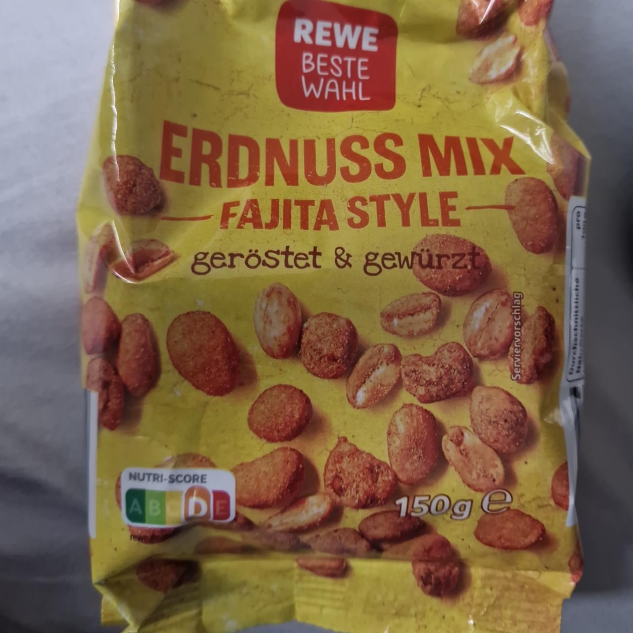Fotografie - Erdnuss Mix Fajita Style Rewe