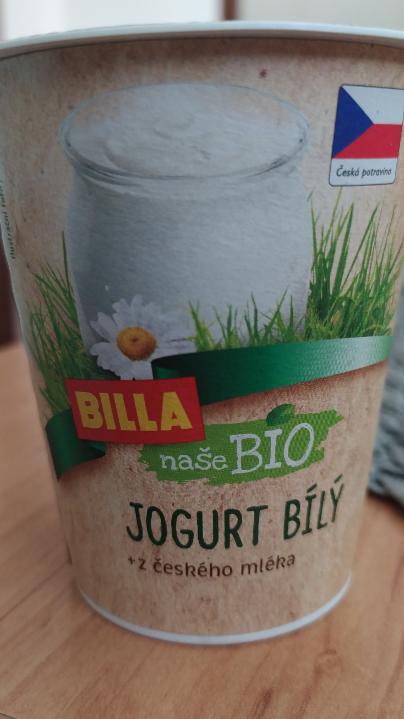 Fotografie - Jogurt bílý Billa Naše Bio