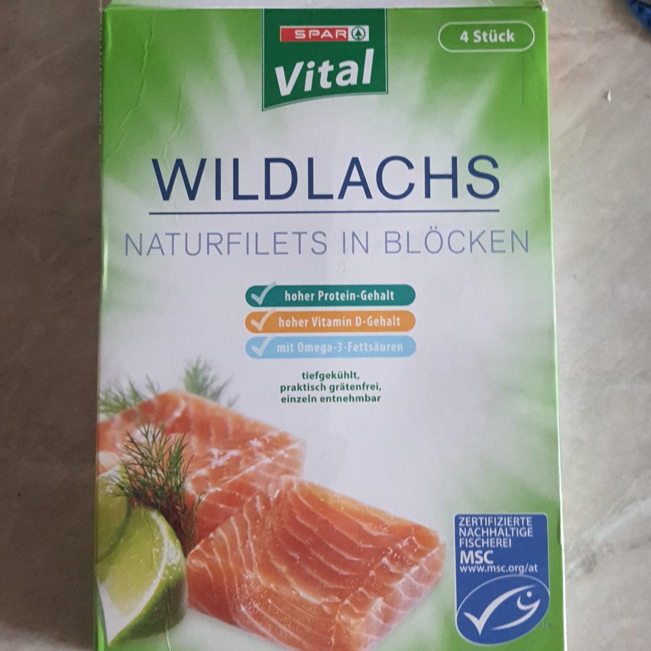 Fotografie - Wildlachs naturfilets in blöcken Spar Vital