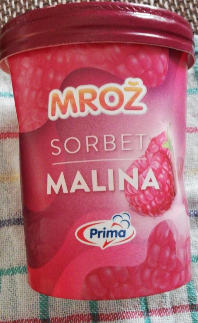 Fotografie - Sorbet Malina Mrož