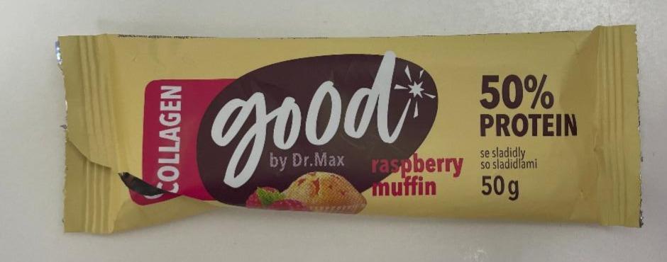 Fotografie - 50% Protein Good raspberry muffin collagen Dr. Max