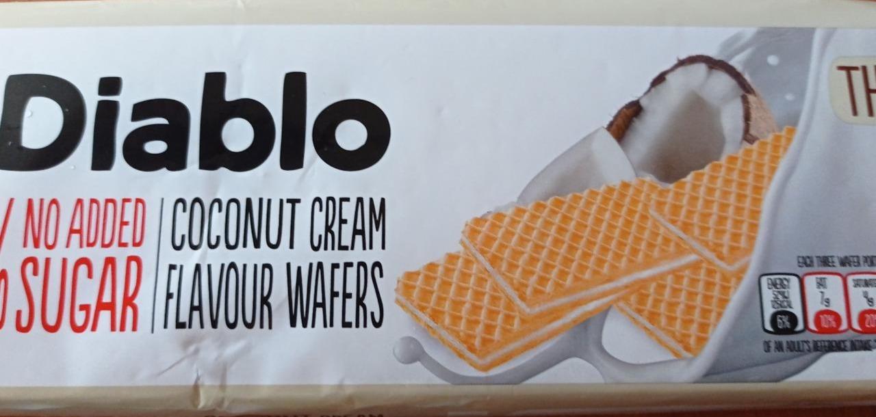 Fotografie - No Added Sugar Coconut Cream Wafer Diablo