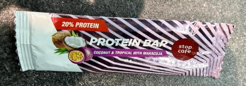 Fotografie - Protein Bar Coconut & Tropical with Maracuja Stop Cafe