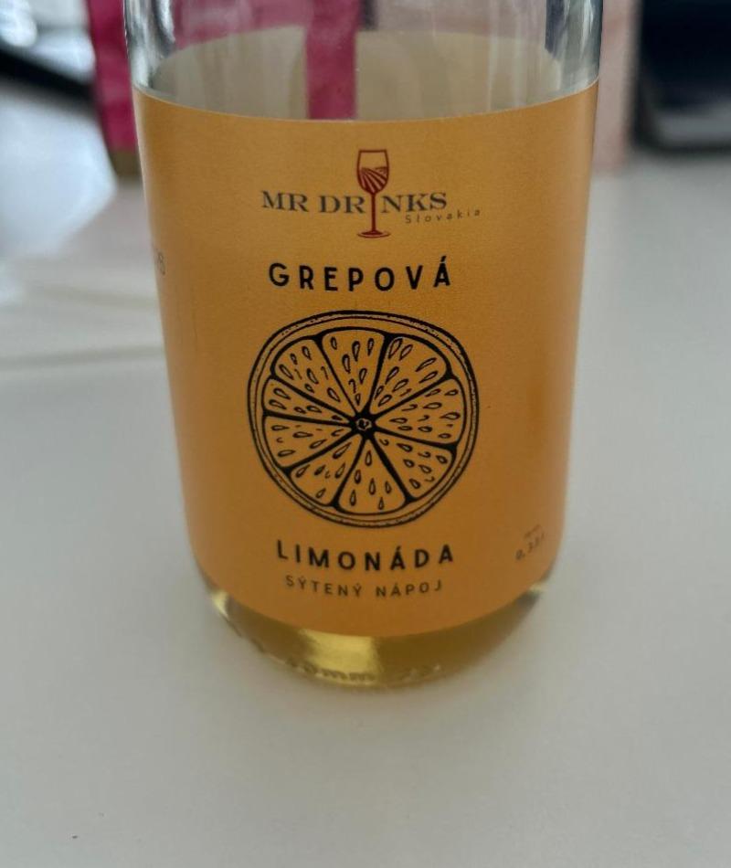 Fotografie - Grepová Limonáda MR DRINKS