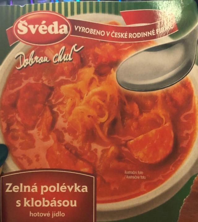 Fotografie - Švéda zelná polévka s klobásou