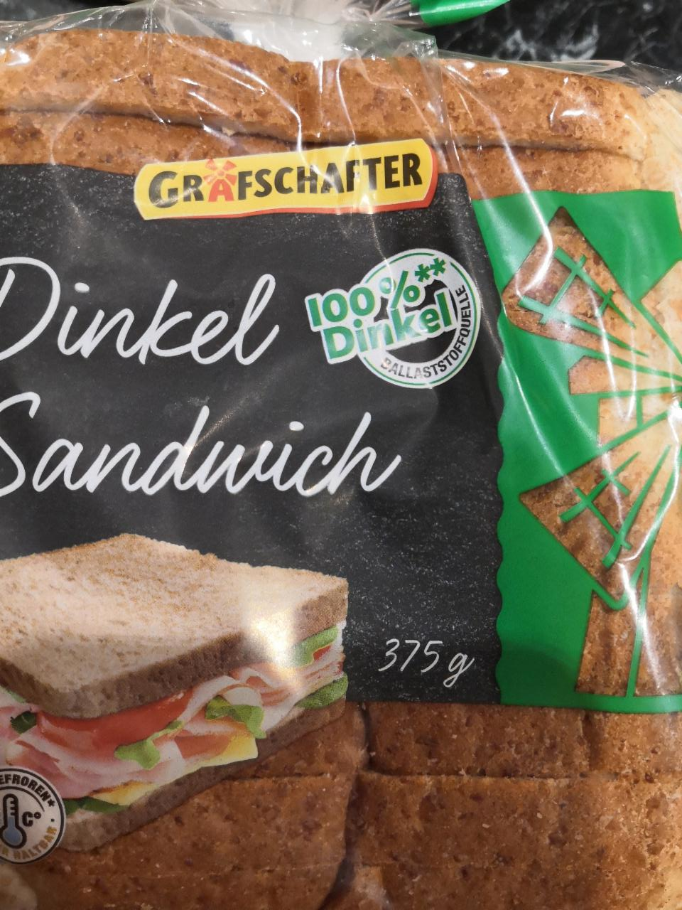 Fotografie - Dinkel Sandwich 100% Dinkel Grafschafter