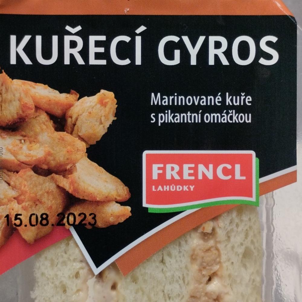 Fotografie - kuřecí gyros Frencl