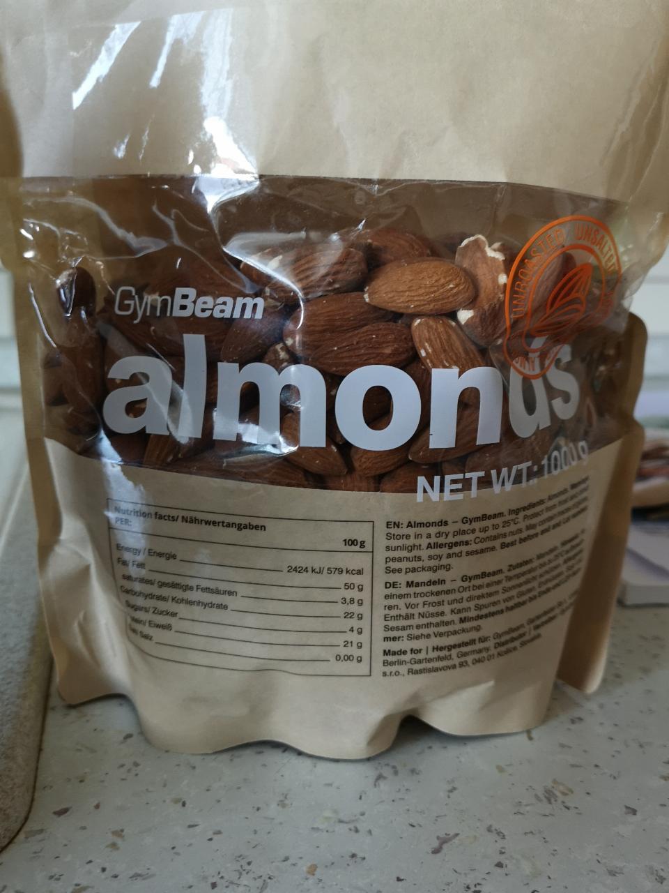 Fotografie - Almonds GymBeam