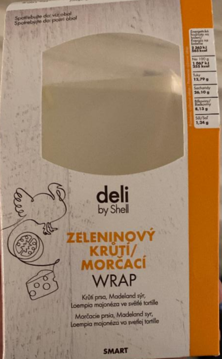 Fotografie - deli by shell zeleninovy morčaci wrap