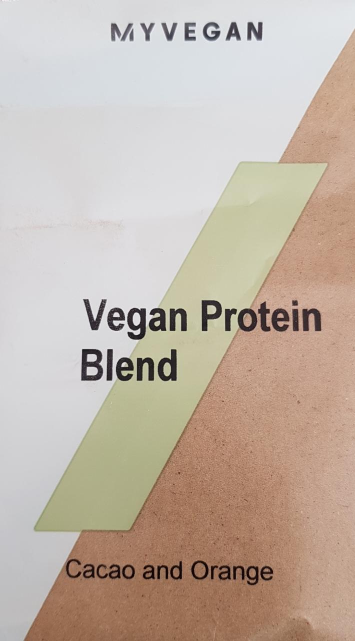 Fotografie - Vegan protein blend orange & cacao MyVegan