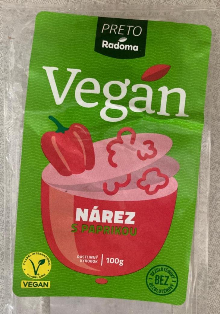 Fotografie - Vegan nárez s paprikou Preto