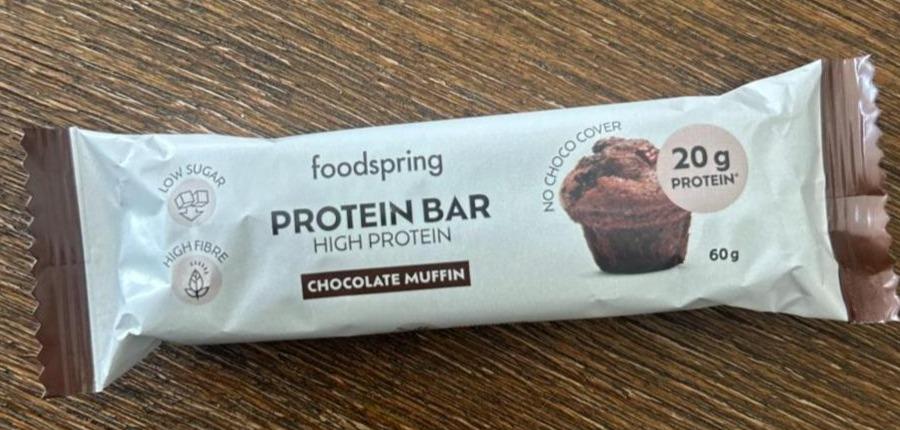 Fotografie - Protein Bar Chocolate Muffin foodspring
