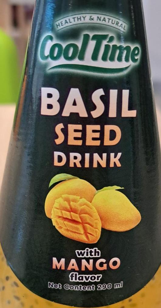 Fotografie - Basil seed drink with mango flavor Cool Time
