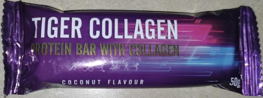 Fotografie - protein bar with collagen coconut Tiger Collagen