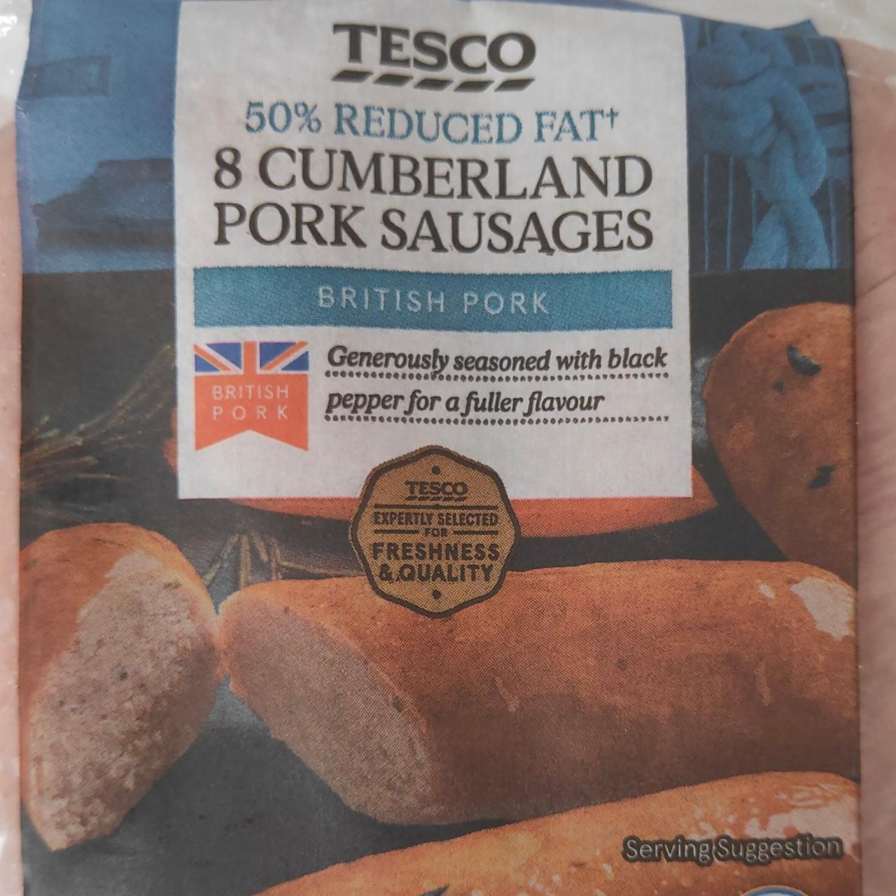 Fotografie - 8 Cumberland pork sausages Tesco