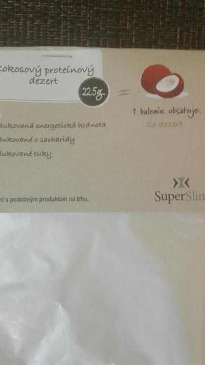 Fotografie - Kokosový proteínový dezert SuperSlim