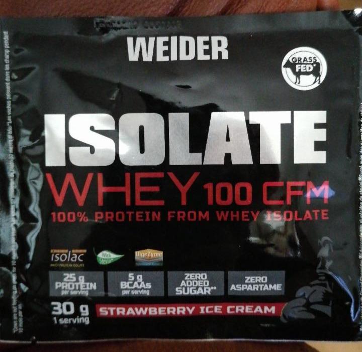 Fotografie - Syrovátkový isolát ISOLATE WHEY 100 CFM Weider