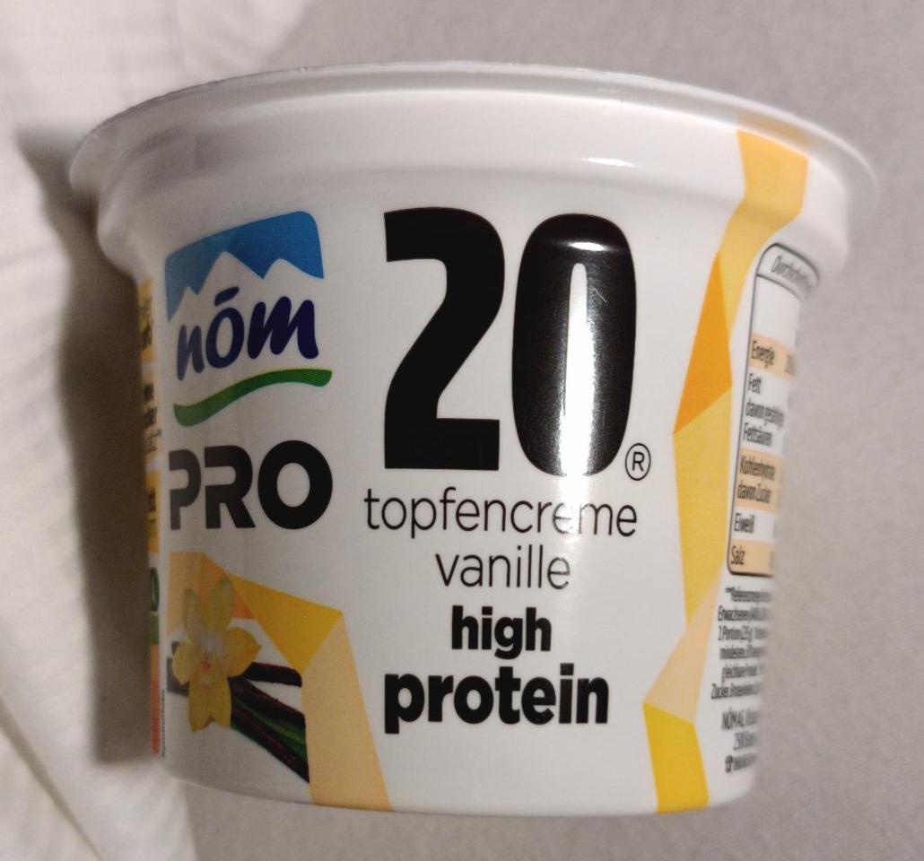 Fotografie - Pro 20 topfencreme vanille high protein Nóm