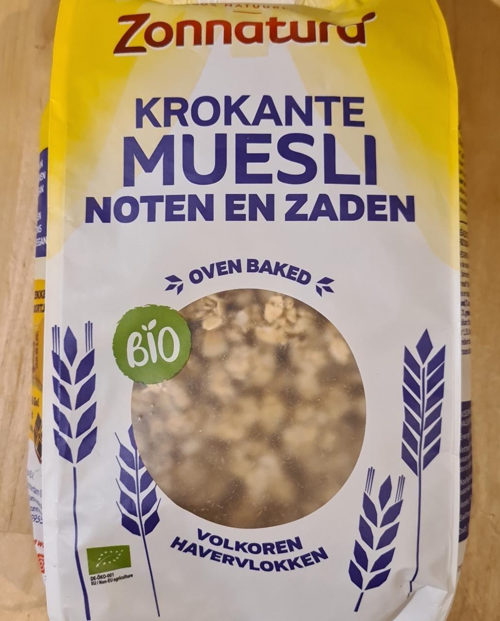 Fotografie - Krokante muesli noten en zaden Zonnatura