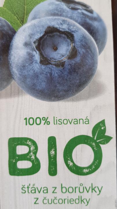 Fotografie - Bio šťava z čučoriedky 100%