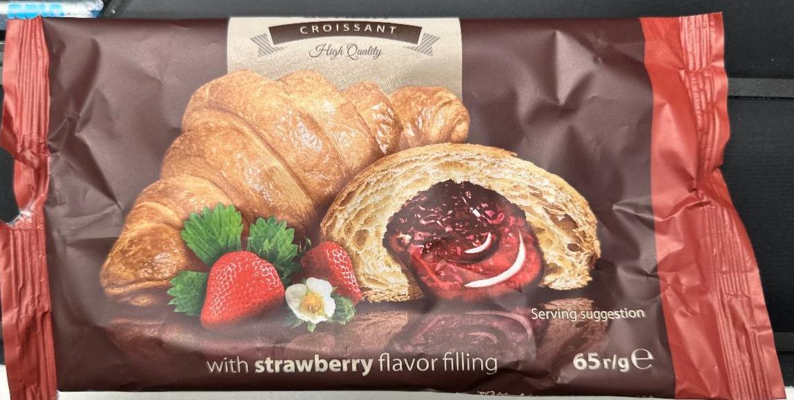 Fotografie - La crema de alva croissant strawberry