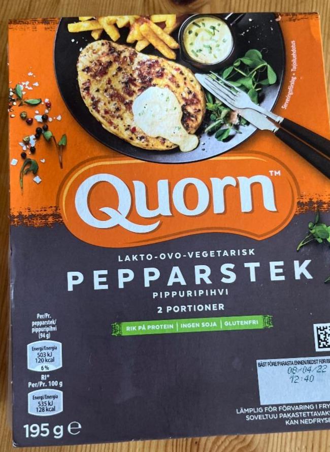 Fotografie - pepparstek quorn