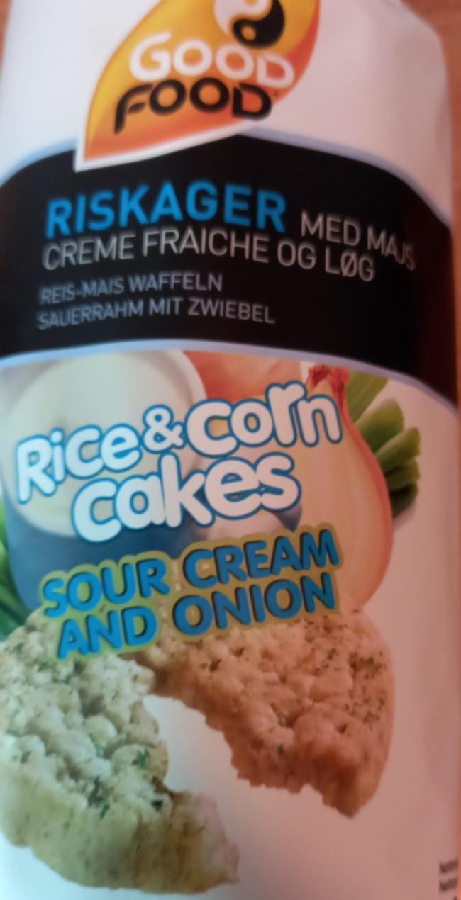 Fotografie - Rice & corn cakes sour cream and onion Good Food