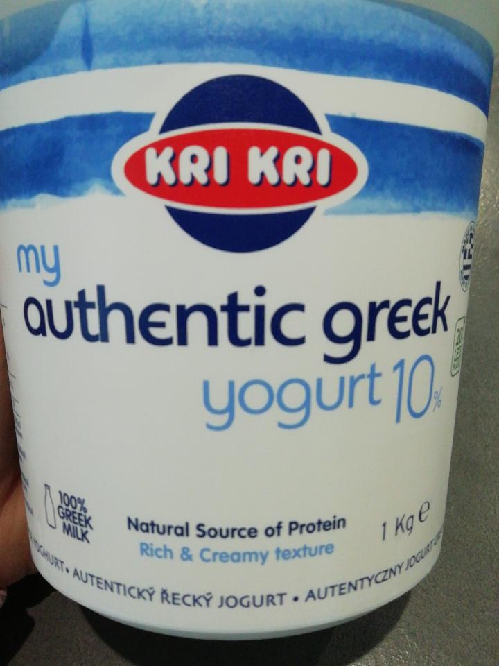 Fotografie - My Authentic greek yogurt 10% Kri Kri