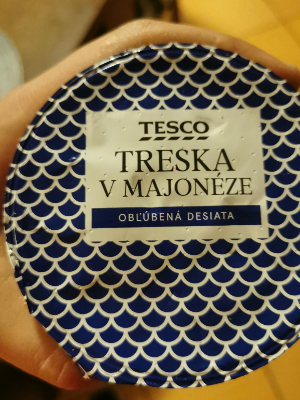 Fotografie - Treska v majoneze Tesco