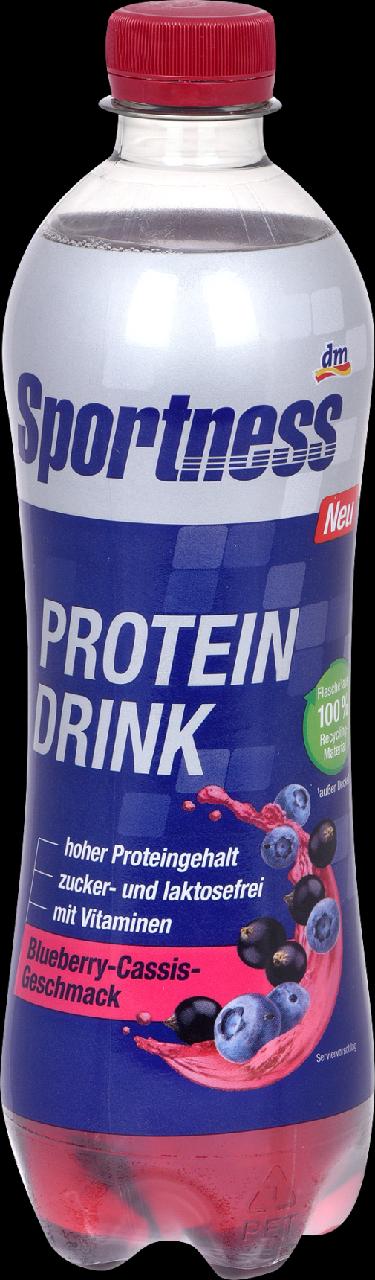 Fotografie - Sportness Protein Drink Blueberry-Cassis