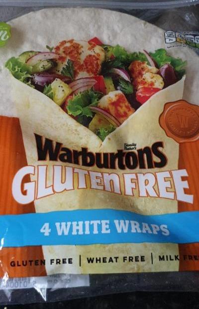 Fotografie - Warburtons white wrap gluten free 