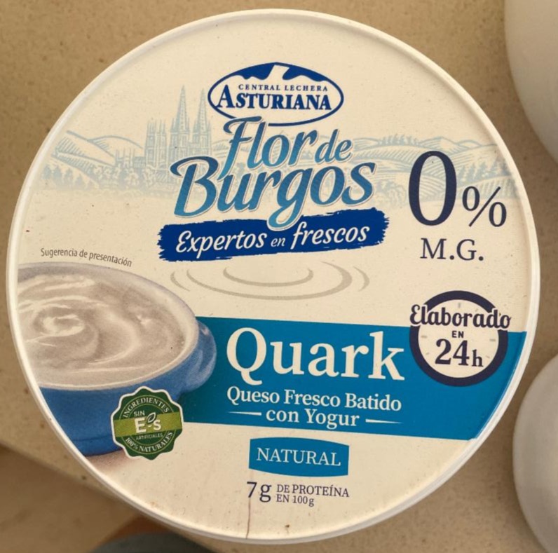 Fotografie - Flor de Burgos Quark Natural 0% M.G. Asturiana