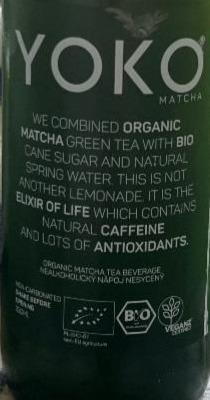 Fotografie - Yoko Organic matcha 