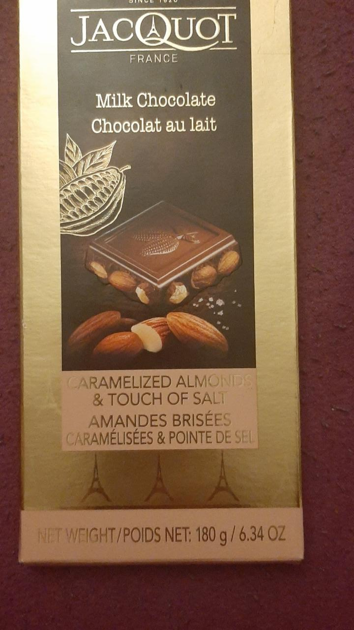 Fotografie - Jacquot milk chocolate caramelized almonds & touch of salt