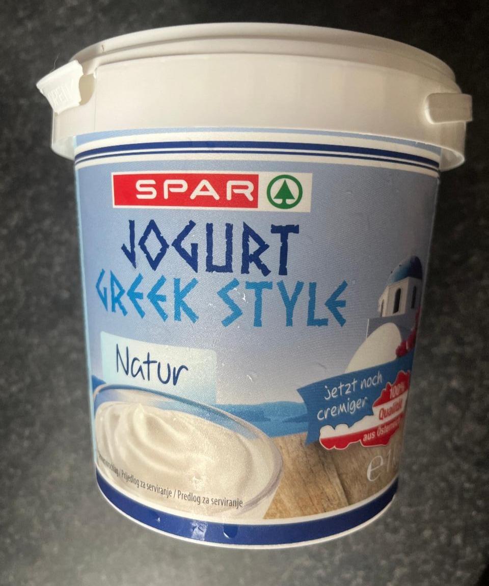 Fotografie - Jogurt Greek Style Natur Spar
