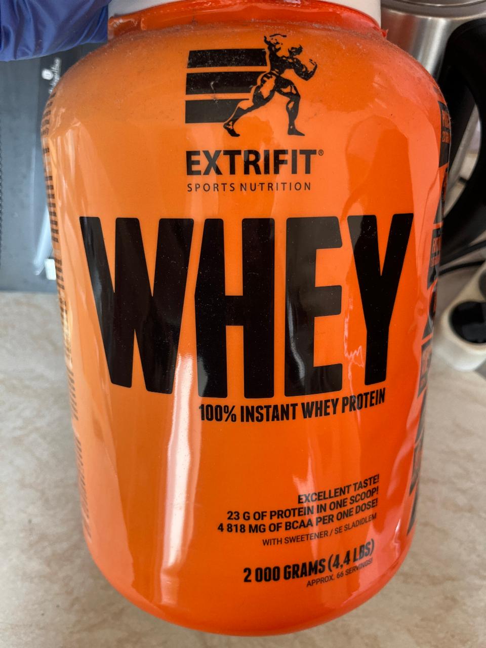 Fotografie - whey protein 100 čučoriedka Extrifit