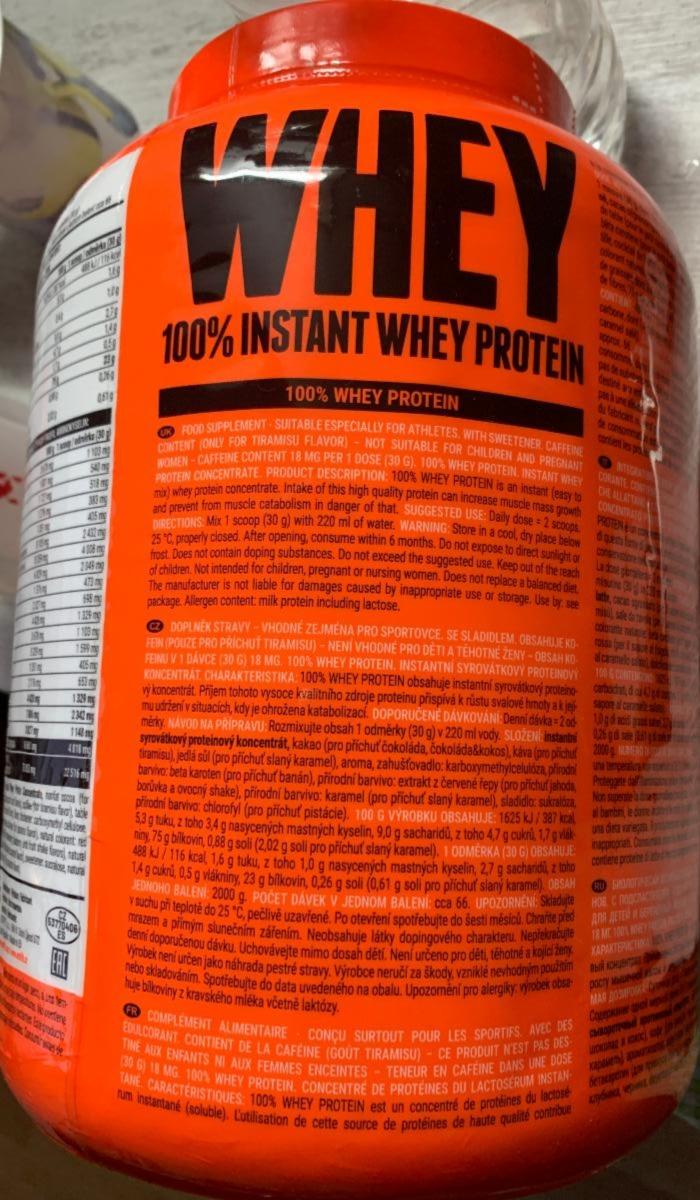 Fotografie - whey protein 100 čučoriedka Extrifit