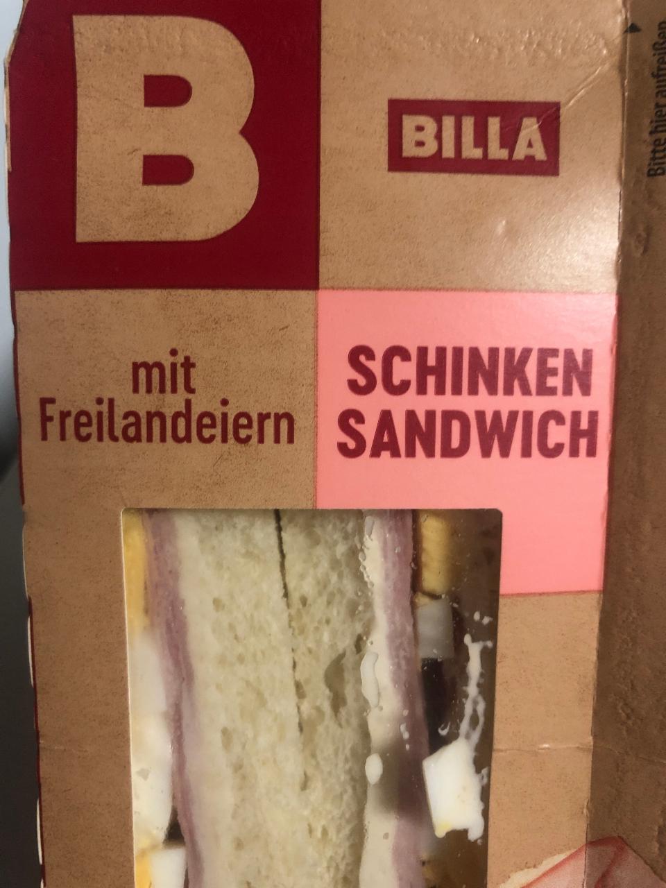 Fotografie - Schinken Sandwich Billa