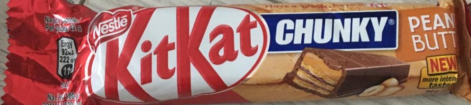 Fotografie - KitKat CHUNKY peanut butter