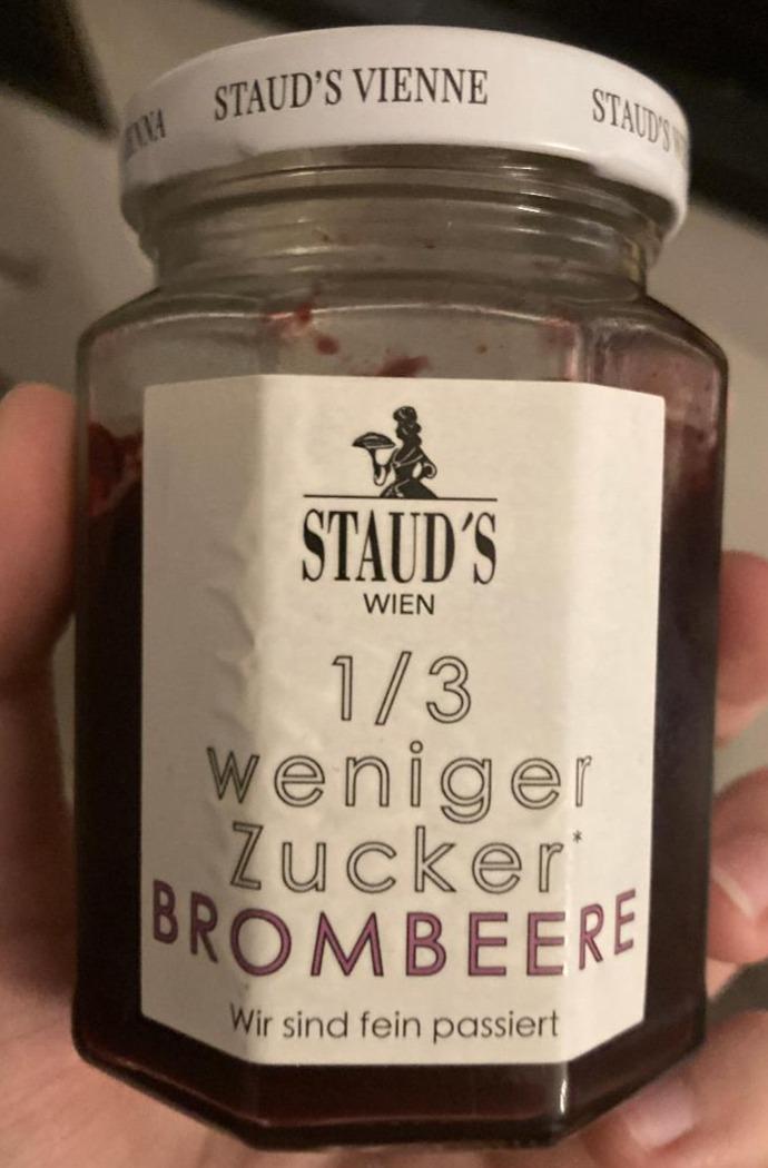 Fotografie - 1/3 weniger Zucker Brombeere Staud's Wien